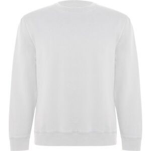 Roly Unisex Adult Batian Crew Neck Sweatshirt / White